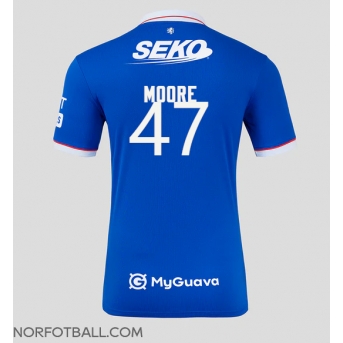 Billige Fotballdrakt Rangers Mikey Moore #47 Replika Hjemmedrakt 2025-26 Kortermet
